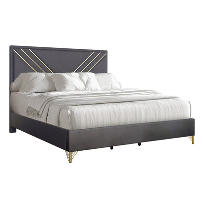 Symmetry - Eastern King / Queen Panel Side Rails - Charcoal