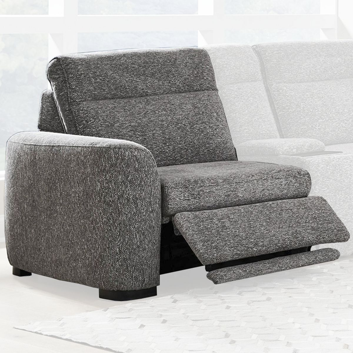 Kline - Power Left Arm Facing Recliner P1 - Nightfall
