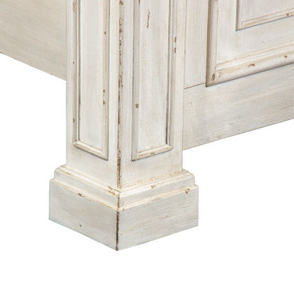 Big Valley - Queen Mansion Footboard - Whitestone