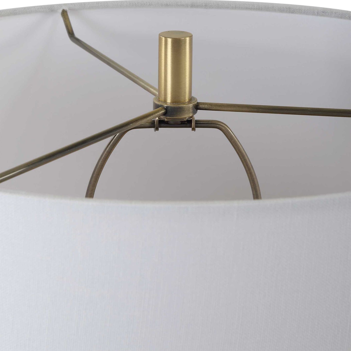 Meltdown - Ivory Teal Table Lamp