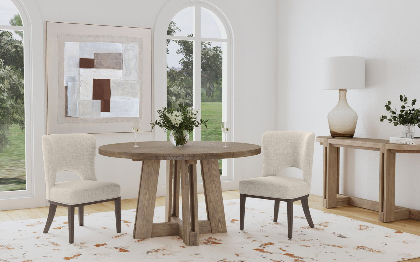 McGuire - Dining Table - Dark Brown