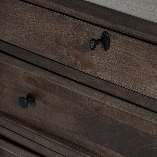 Adelaide - Wood 3 Drawer Nightstand - Cocoa Brown