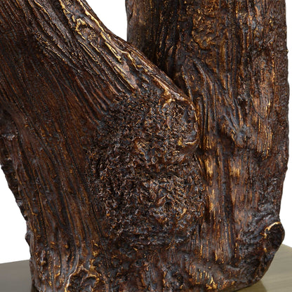 Namath - Wood Table Lamp - Brown