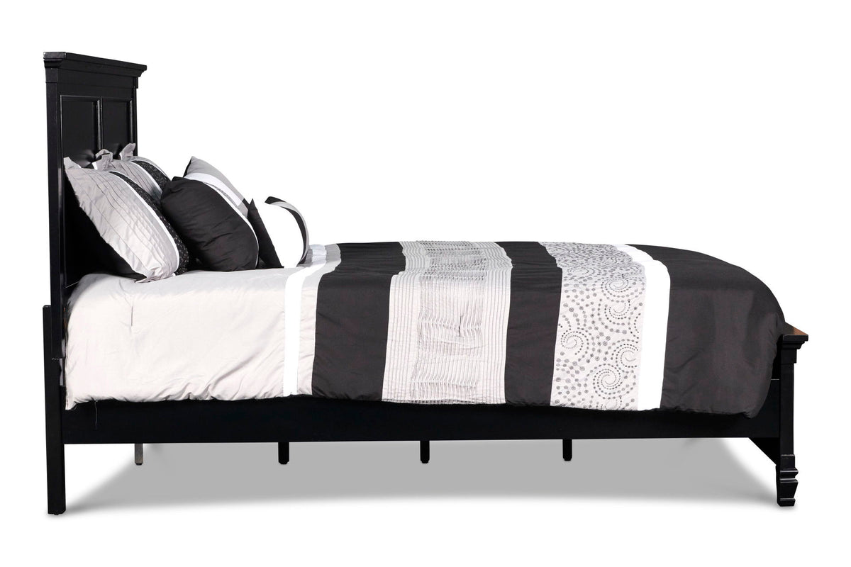 Tamarack - 5/0 Queen Headboard, Footboard & Slats - Black