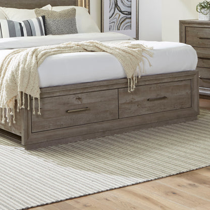 Horizons - King Storage Footboard - Graystone