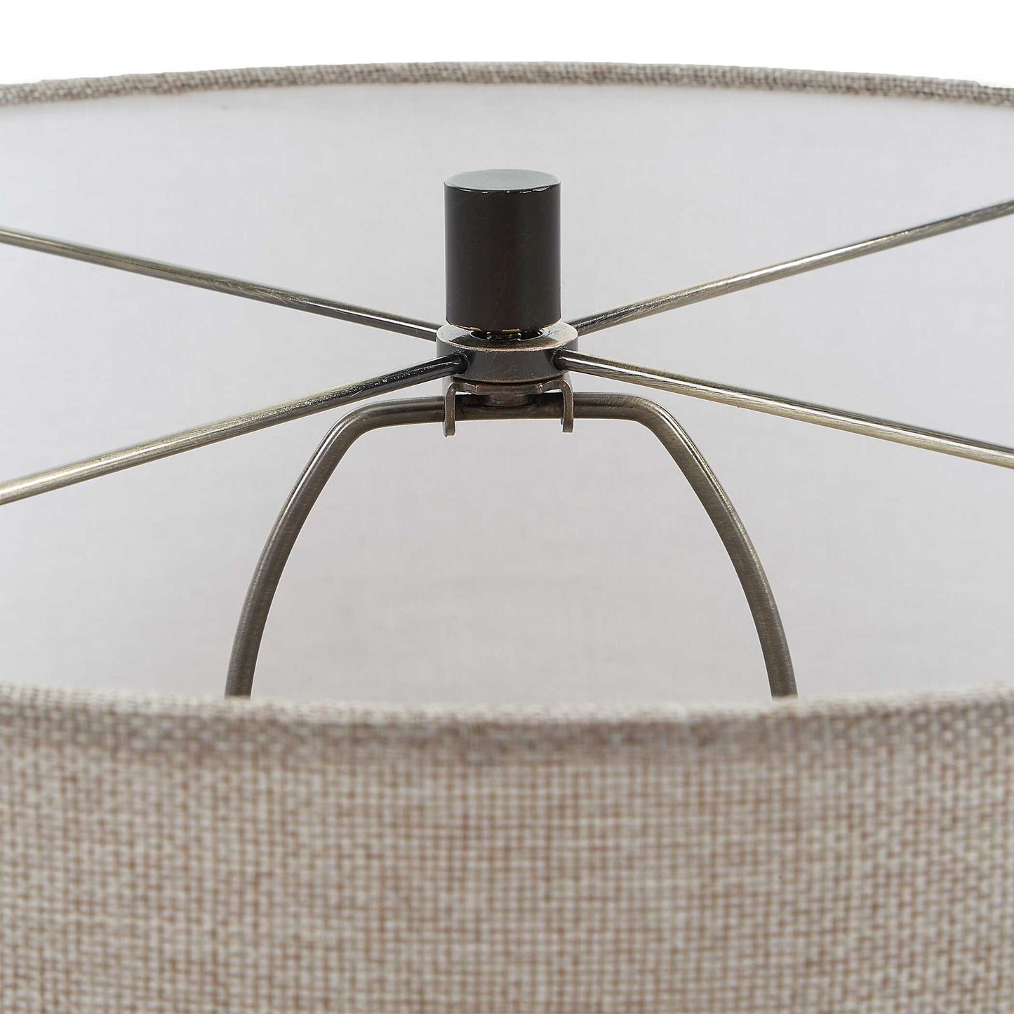 Barat - Ceramic Table Lamp - White