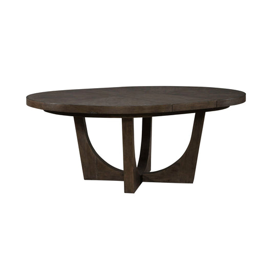 Cascade Falls - Pedestal Table - Satin Espresso