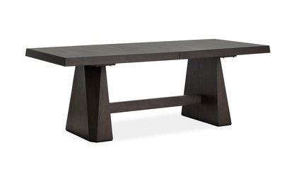Tauren - 6 Piece Extendable Double Pedestal Dining Table Set