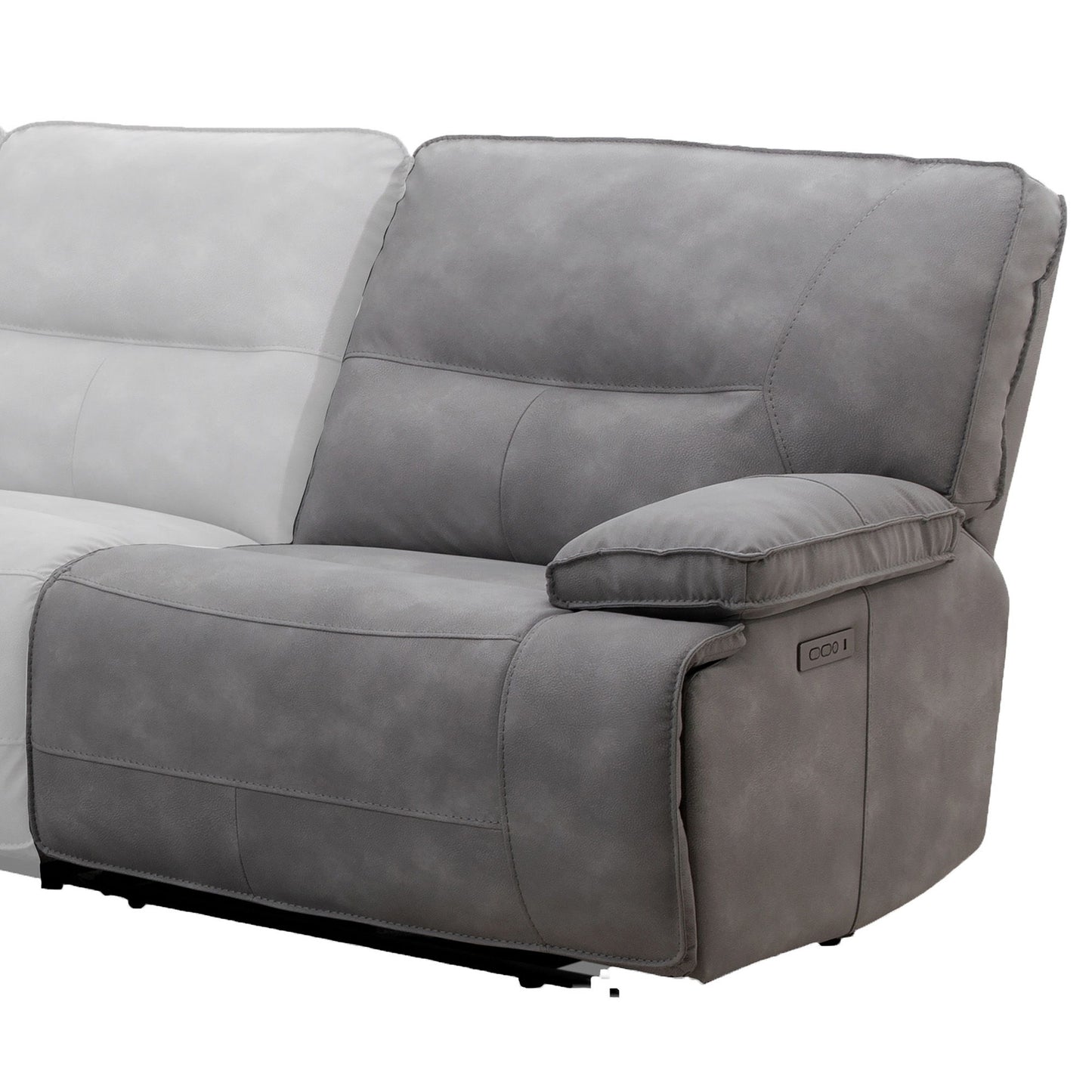 Gladiator - Zero Gravity Power Right Arm Facing Recliner - Sky