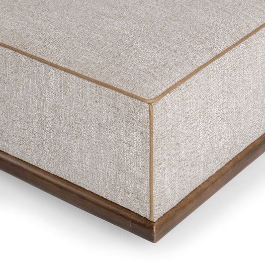Ellerie - Square Ottoman - Latte