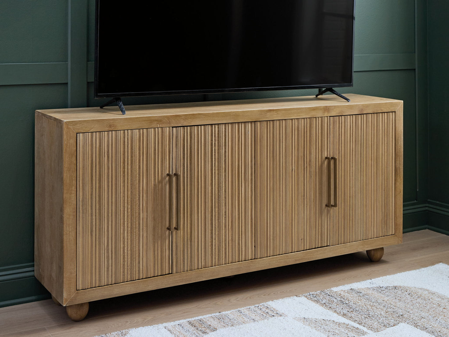 Niam - Accent Cabinet - Light Antique Beige