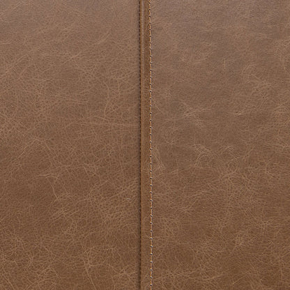 Madeleine - Leather Bench - Dune Walnut