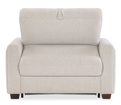 SS - Griffin Twin Sleeper Chair - New Page Flax