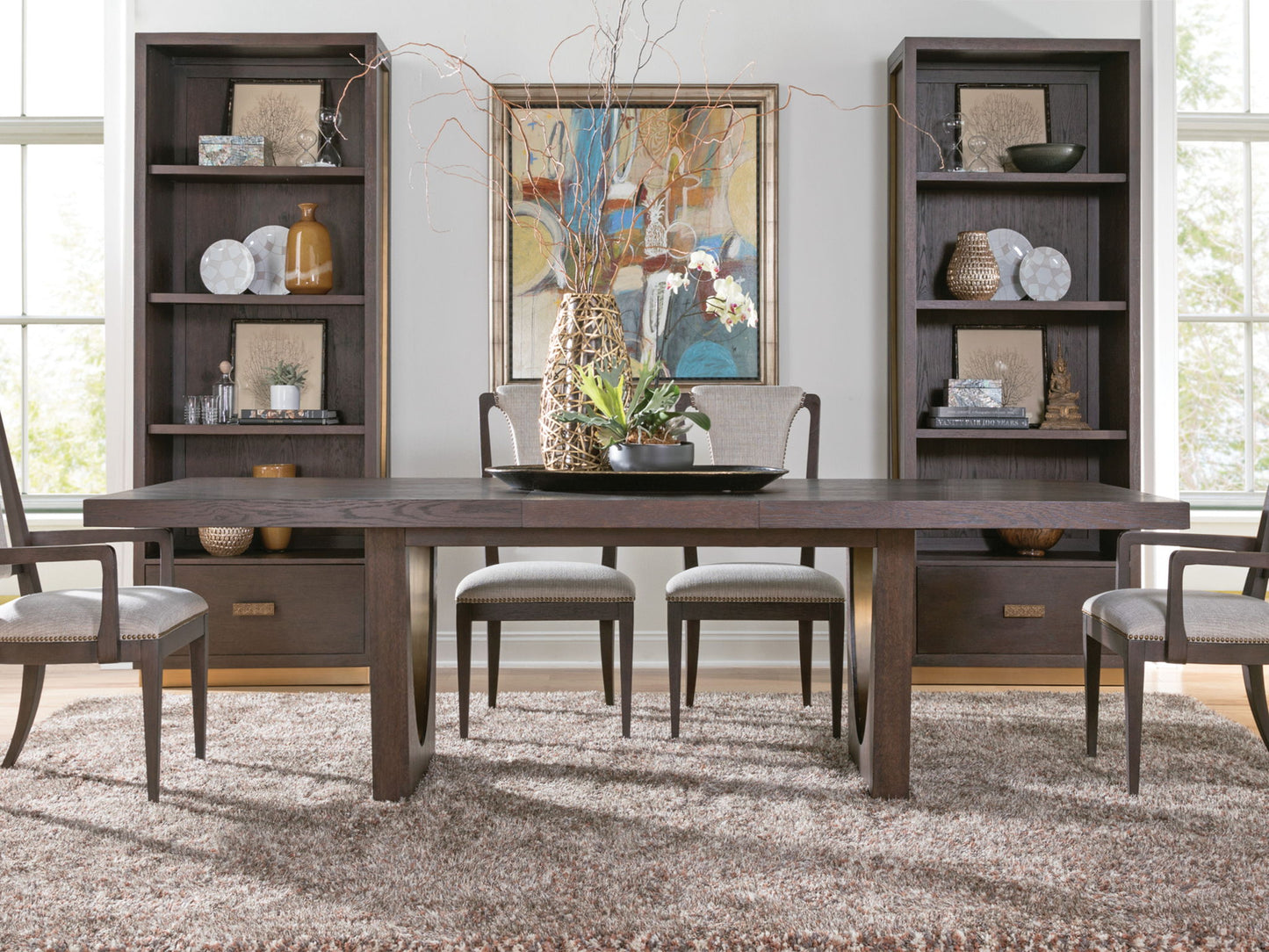 Verbatim - Rectangular Dining Table - Dark Brown
