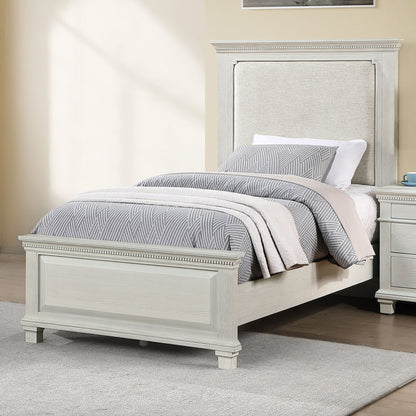 Silver Sands - 3/3 Twin Panel Headboard - Gray