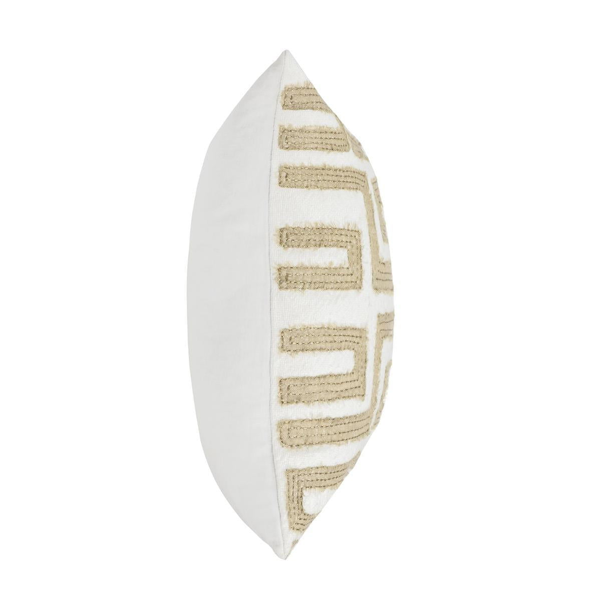 Villa Classics - Mateo 22" x 22" Pillow - Metallic Gold / Ivory