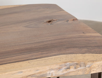 Natural Parota - Table Base - Brown