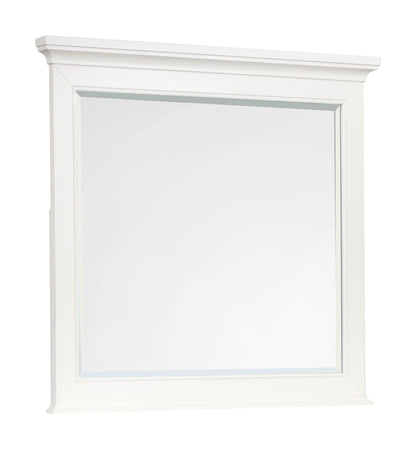 Juniper Hill - Landscape Mirror - Whisper White