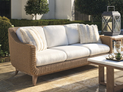 Isle Of Palms - Sofa - Dark Brown / White