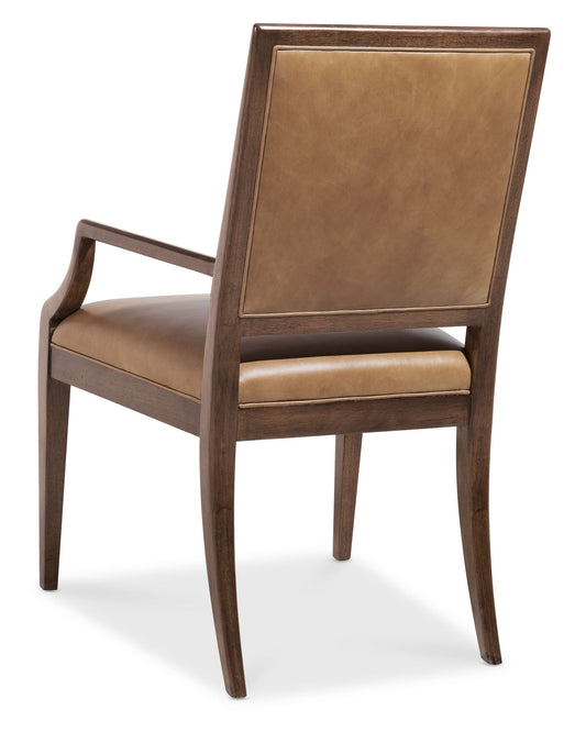 Archives - Leather Arm Chair (Set of 2) - Light Brown