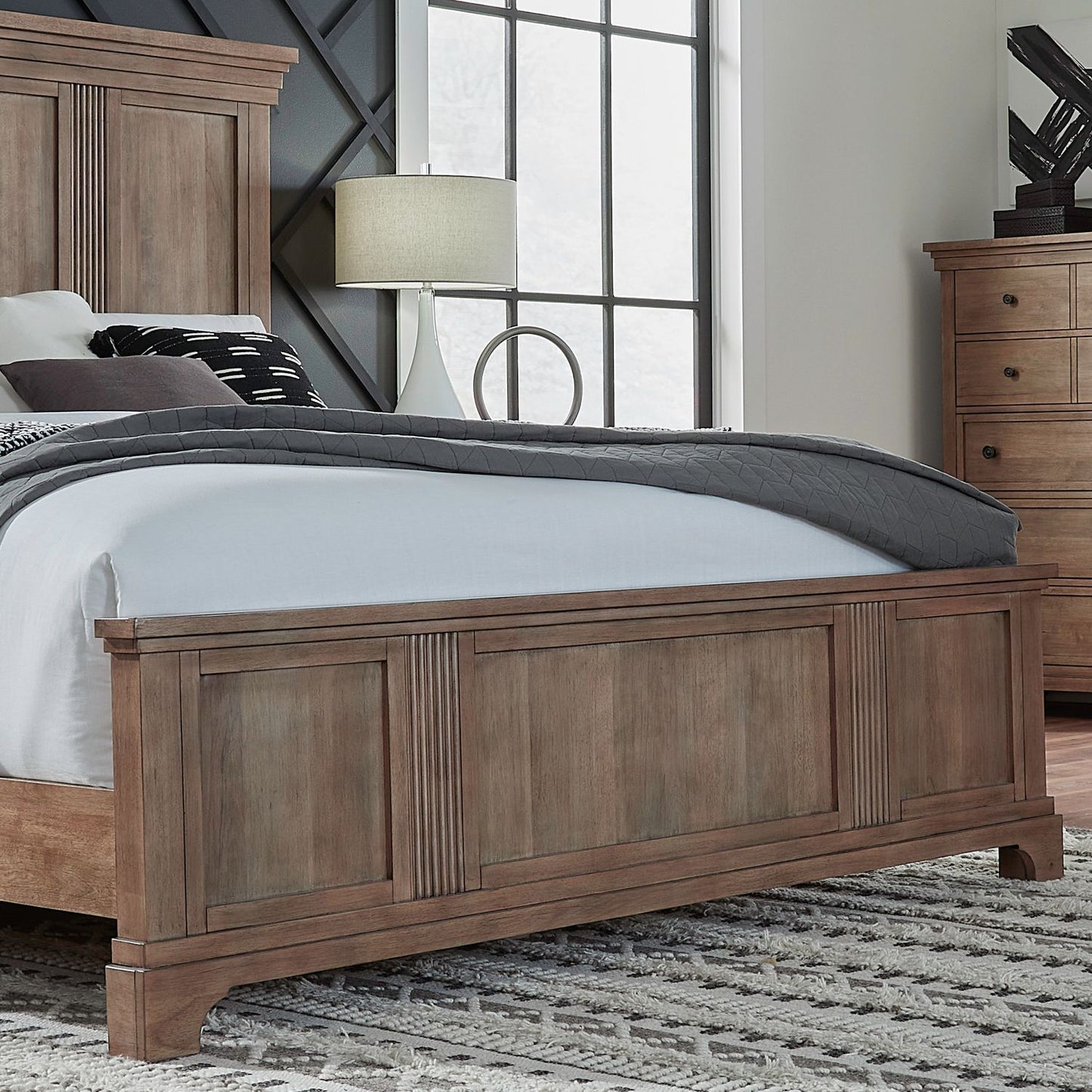 Haven Hills - Queen Panel Footboard - Camel Beige