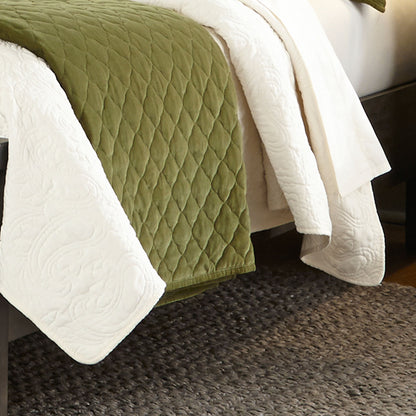 Thornwood Hills - Wood Panel Bed Rails - Rock Beaten Brown