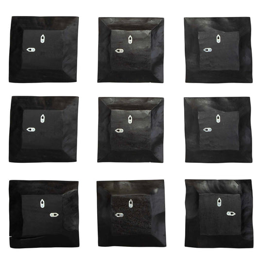 Malosi - Wood Wall Decor (Set of 9) - Black