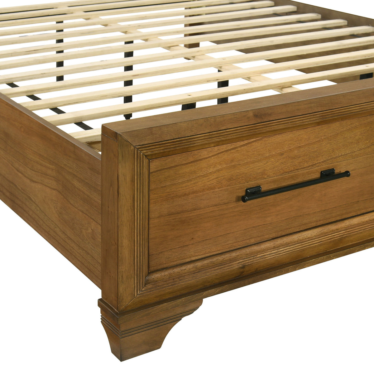 Talcott - Queen Lighted Headboard - Honey