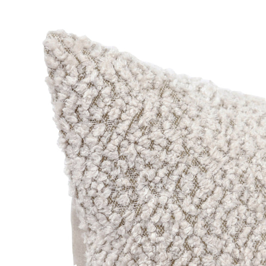 Maris - Round Pillow - Ivory / Natural