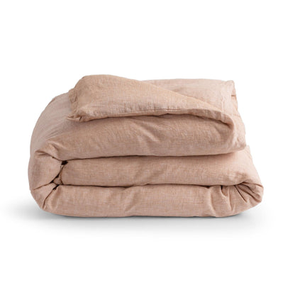 Jayson - Linen Cashmere Duvet King Set - Clay