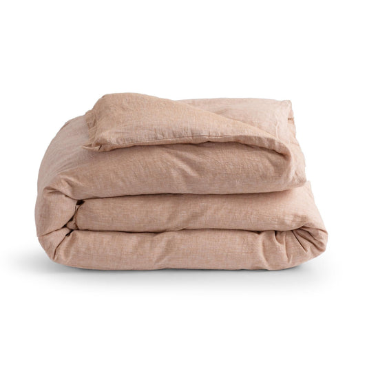 Jayson - Linen Cashmere Duvet King Set - Clay