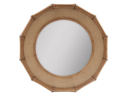 Key Biscayne - Cobia Round Mirror - Light Brown