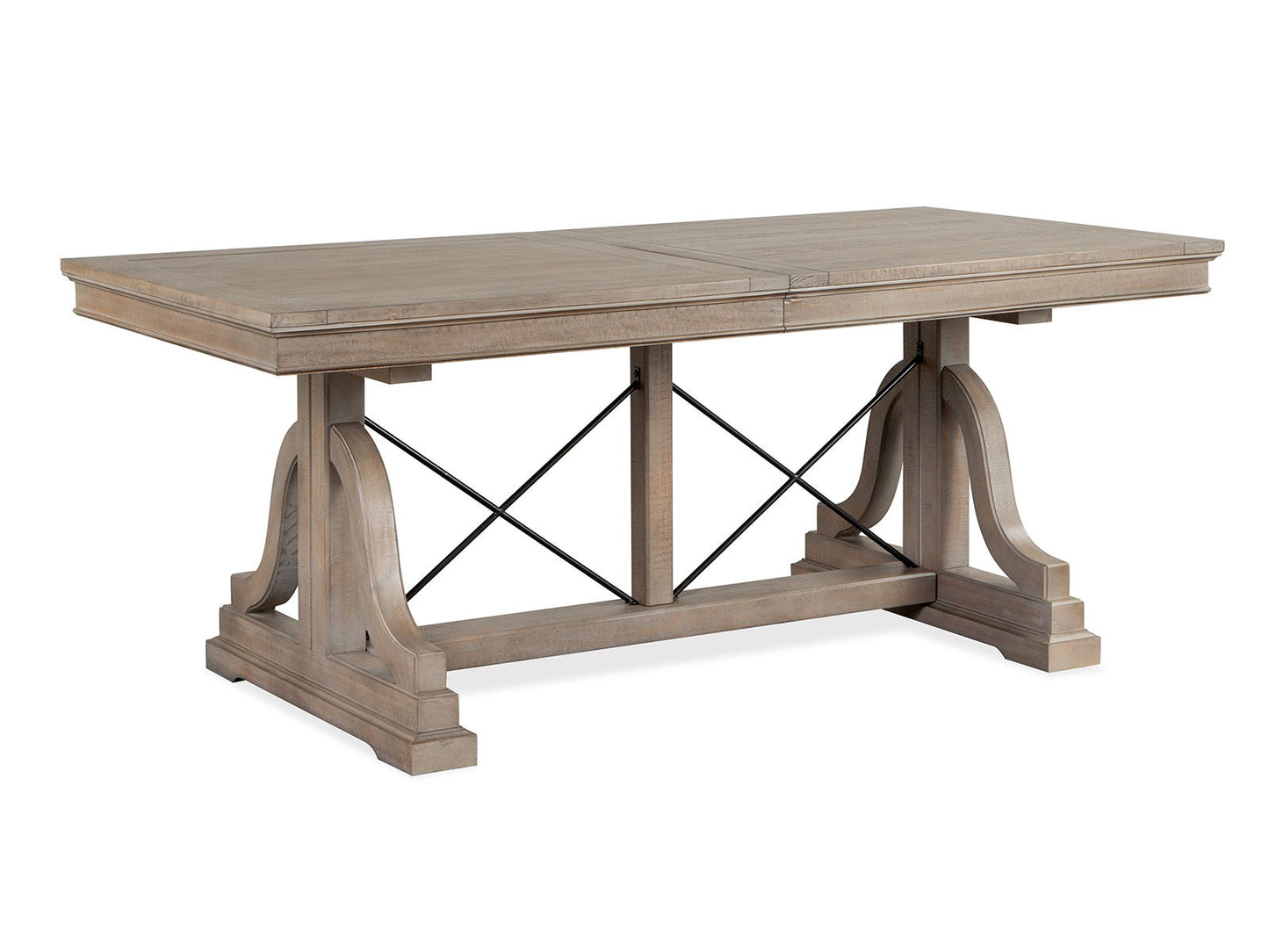 Paxton Place - Trestle Dining Table Top - Dovetail Gray