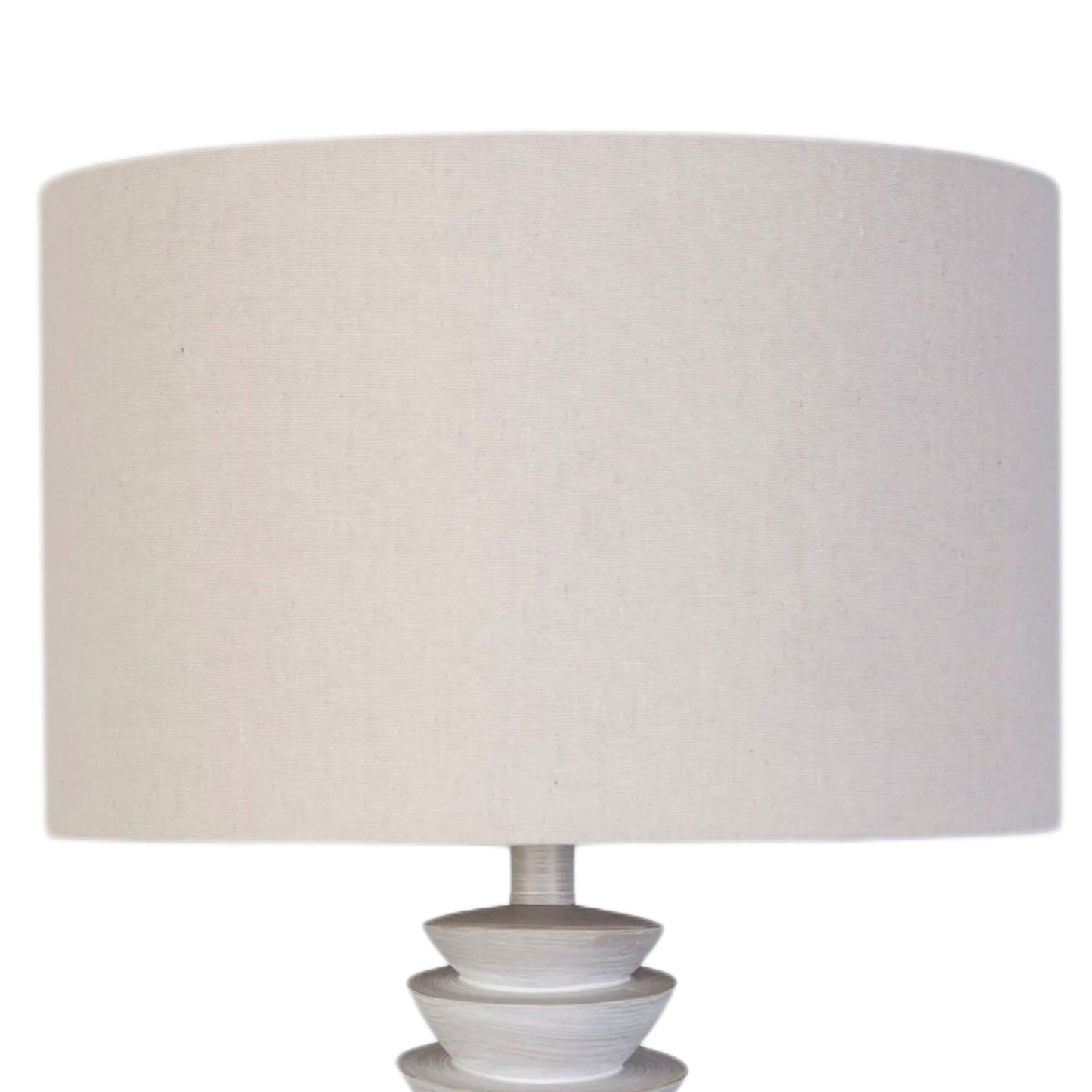 Sculpted Drift Resin Table Lamp (Set of 2) - Distessed White