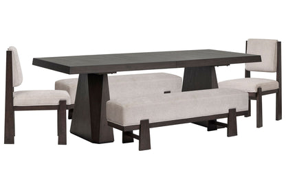 Tauren - Double Pedestal Dining Table Set
