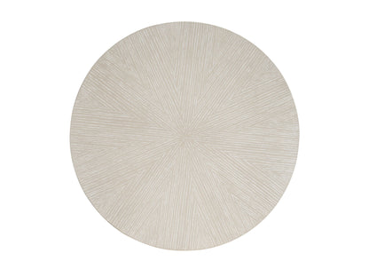 Copacabana - Bianca Round End Table - White