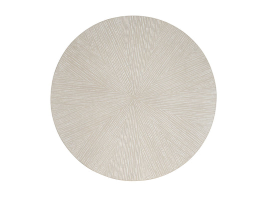Copacabana - Bianca Round End Table - White