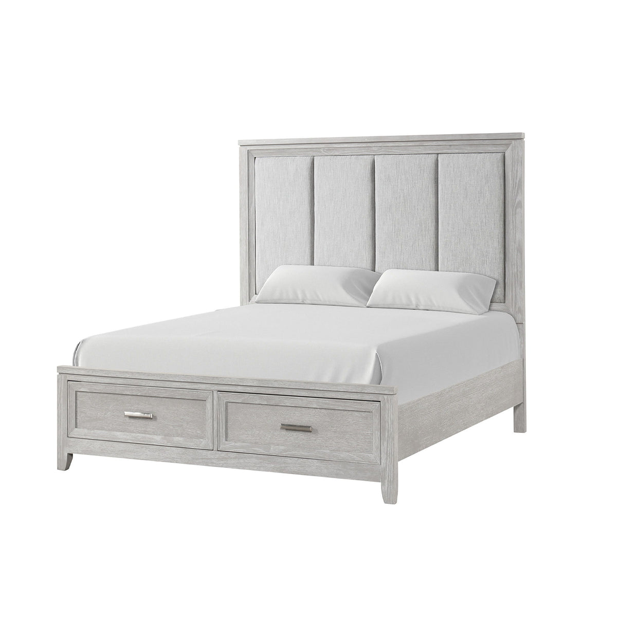 Fiona - 5/0 Queen Headboard - Mist Gray