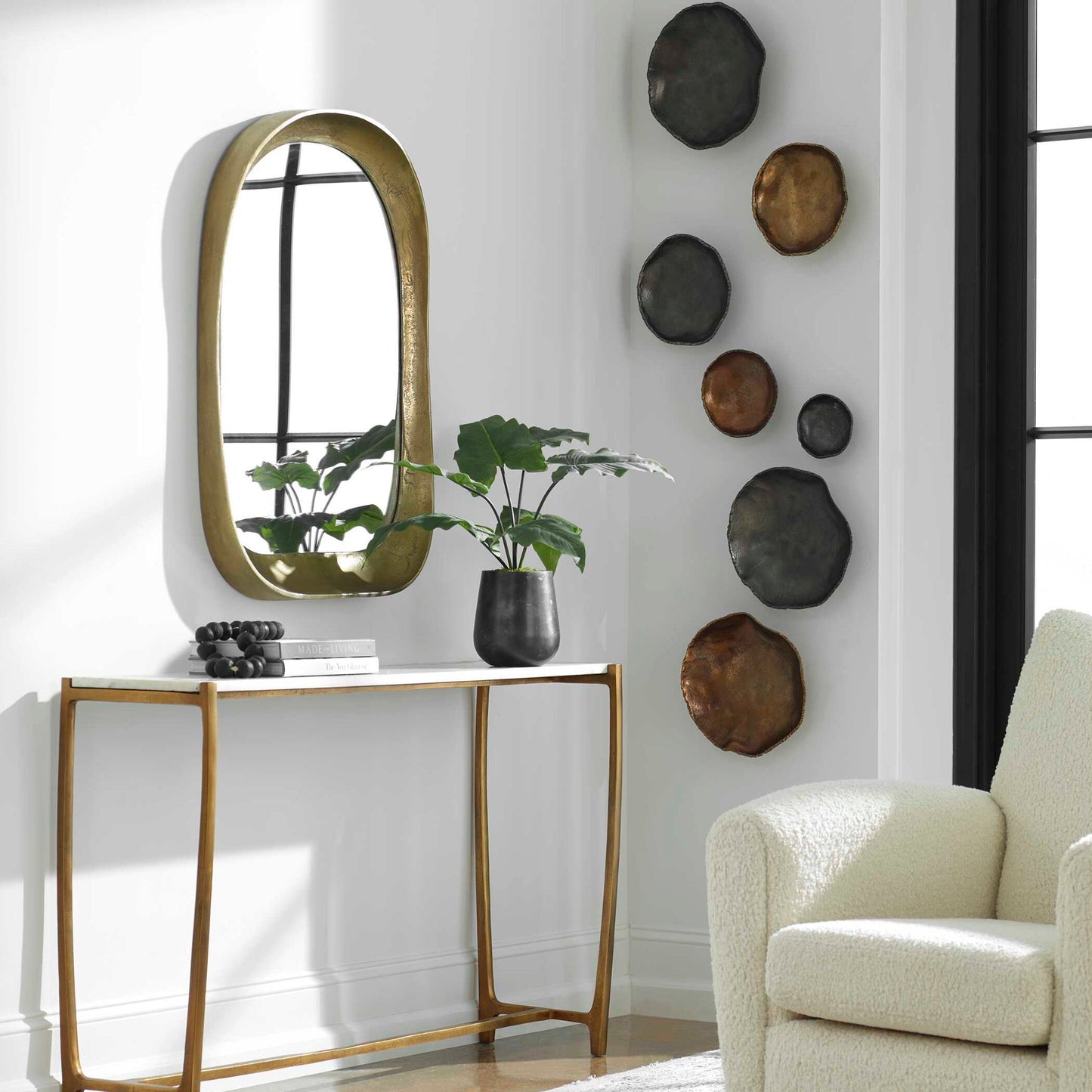 Lucky Coins - Wall Bowls (Set of 4)