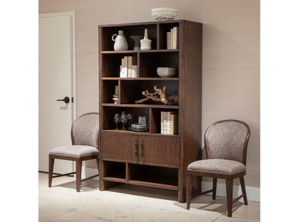 Belville - Display Cabinet - Chestnut Brown
