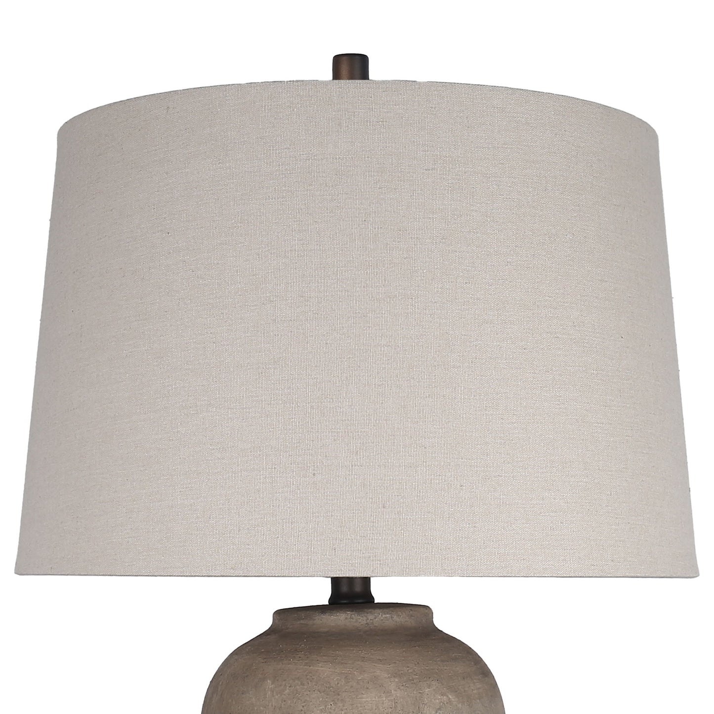 Earthen Elegance Ceramic & Metal Table Lamp (Set of 2) - Earthen / Oil Bronze