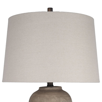 Earthen Elegance Ceramic & Metal Table Lamp (Set of 2) - Earthen / Oil Bronze