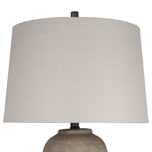 Earthen Elegance Ceramic & Metal Table Lamp (Set of 2) - Earthen / Oil Bronze