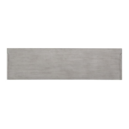 Heartland - Entertainment TV Stand - Antique White / Tobacco Tops
