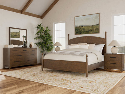 Calhoun - Queen Panel Headboard - Whiskey Oak