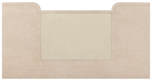Home Office - Knee-Hole Desk - Polished Limestone