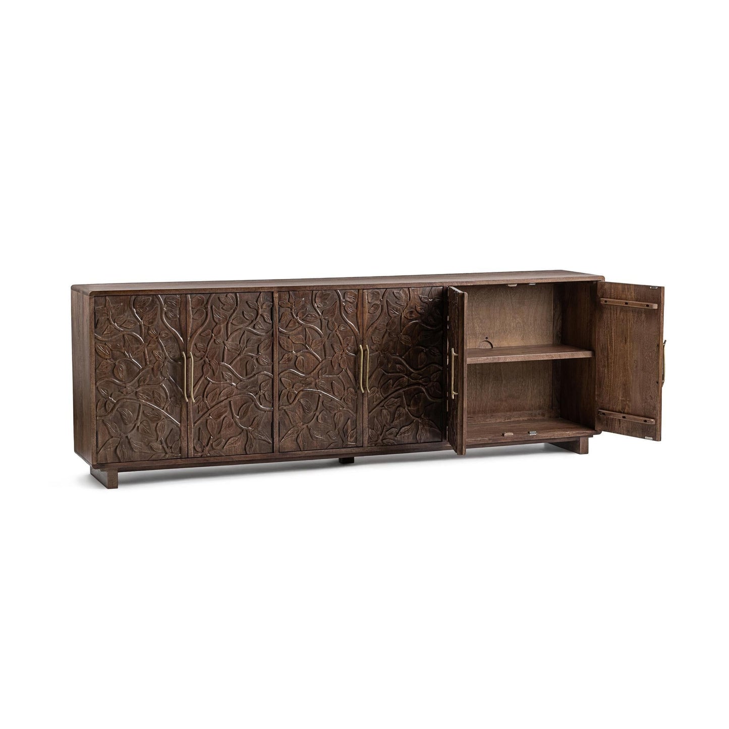 Albero - 6 Door Cabinet - Kona Brown