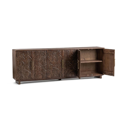 Albero - 6 Door Cabinet - Kona Brown