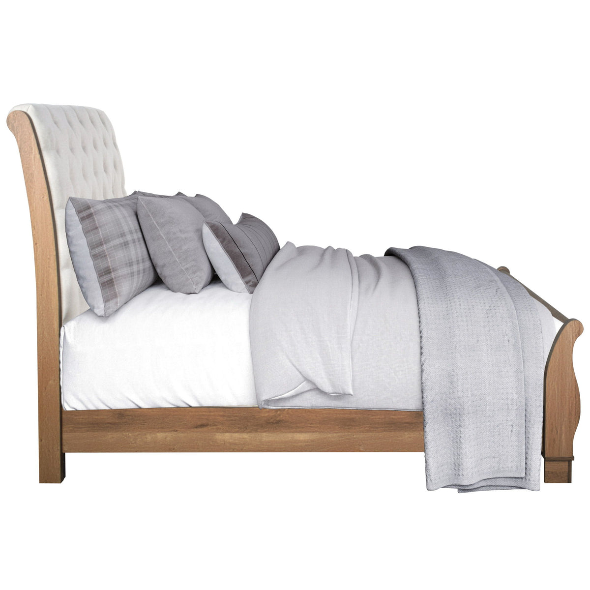 Coventry Hall - Eastern King / Queen Side Rails - Pecan