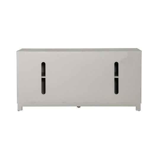 Sundance - 2 Door 3 Drawer Wood Accent Cabinet - Antique Linen